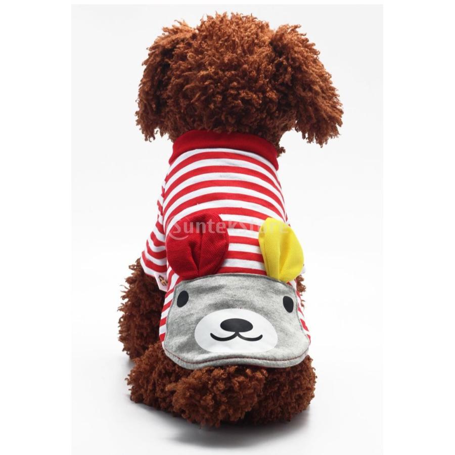 ペット 子犬 犬 最大75%OFFクーポン 猫 ベスト Tシャツ 夏 アパレル 赤 もらって嬉しい出産祝い - XL 全2色5サイズ選べる 服 可愛い