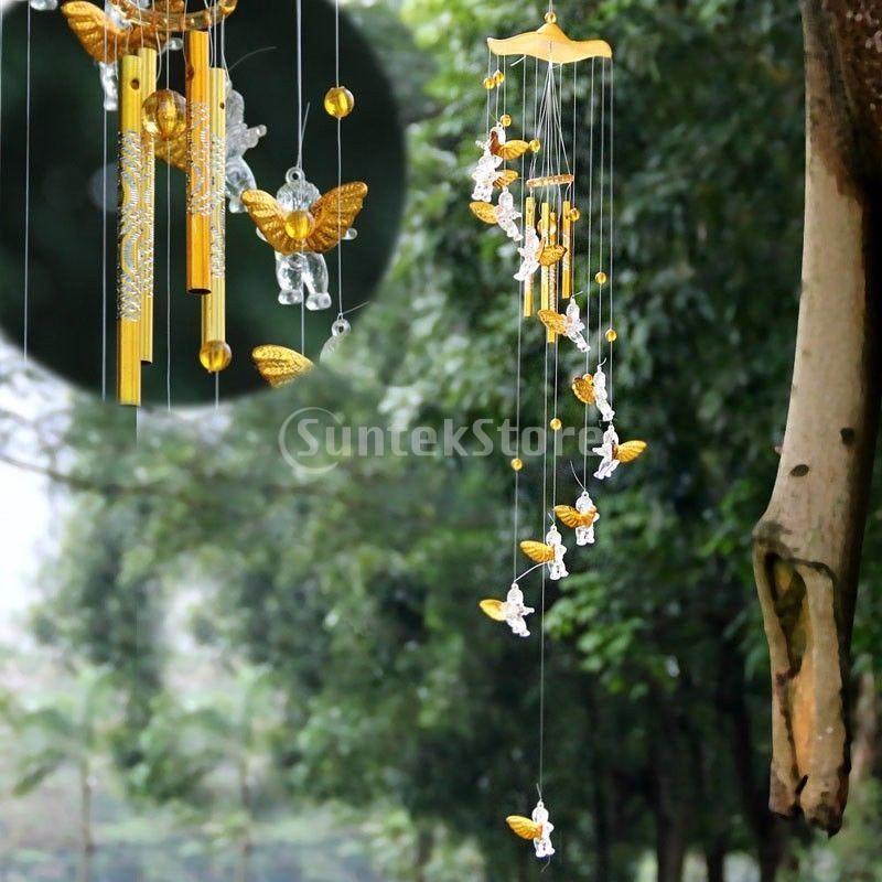 4管 金属 ラッキーベル 東洋 ぶら下げ 風鈴 風水 飾り ホーム : STK