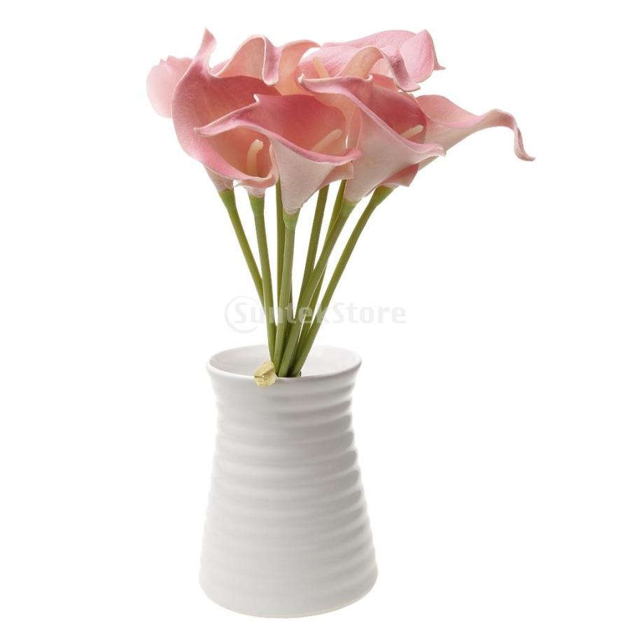 ノーブランド品 造花 カーラ リリー ブーケ 結婚式 花 装飾 全9色選ぶ ピンク Stkショップ 通販 Yahoo ショッピング