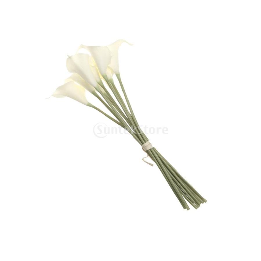ノーブランド品 造花 カーラ リリー ブーケ 結婚式 花 装飾 全9色選ぶ 白 Stkショップ 通販 Yahoo ショッピング