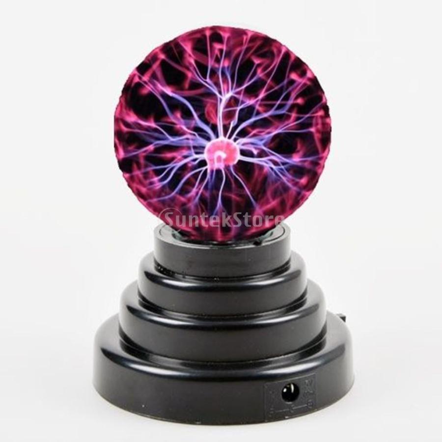 ノーブランド品 ガラス製 魔法 U スフィア ライトニング ランプ ライト パーティー ブラック ベース ガラス プラズマ ボール Stkショップ 通販 Yahoo ショッピング