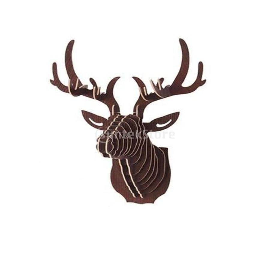 ノーブランド品 3d 木製 鹿モデル 壁掛け 動物 野生動物 頭部 彫刻 装飾 全7色選ぶ カラー3 Stkショップ 通販 Yahoo ショッピング
