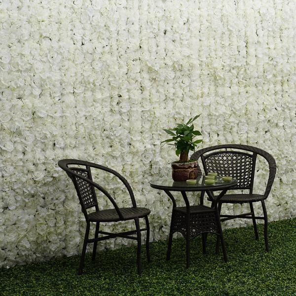 造花パネル 造花 壁パネル花の壁 バラの花 ロマンチックな花 ぶら下げ花飾り 組み立てが簡単 写真の小道具 結婚式の装飾 約60 X 40cm Stkショップ 通販 Yahoo ショッピング