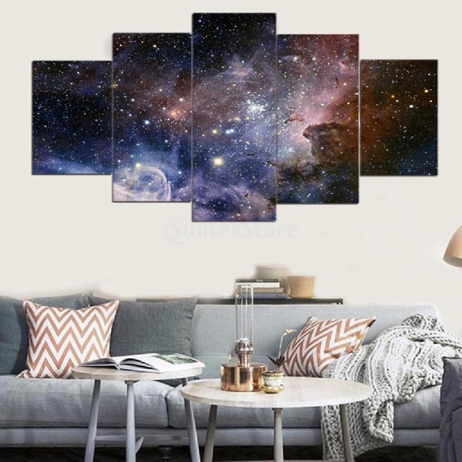 油絵 絵画 Pvc ポスター 今季も再入荷 宇宙テーマ 芸術 抽象的 全10種類 星空 装飾品 贈り物 5枚組み