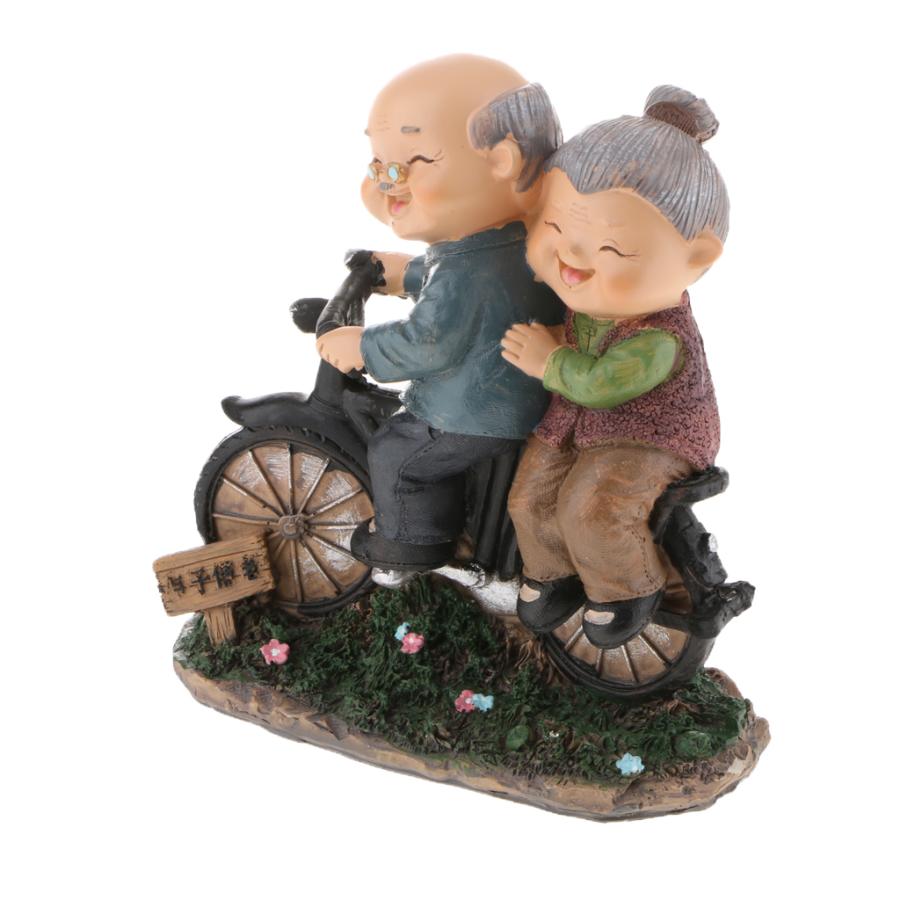 古いカップルの飾り古い男おばあちゃんの家の装飾08自転車のカップル｜stk-shop｜06
