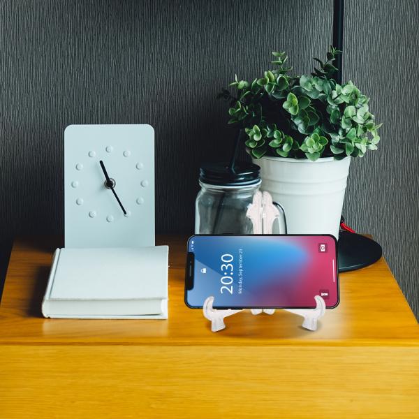5本のプラスチック折りたたみプレートディスプレイイーゼルスタンド写真ホルダーラッククリア10cm|stk-shop|06