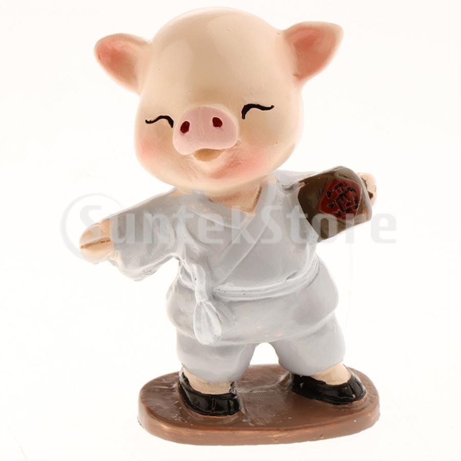 4本の庭の像かわいい豚屋外彫刻樹脂芝生の置物の装飾品 Stkショップ 通販 Yahoo ショッピング