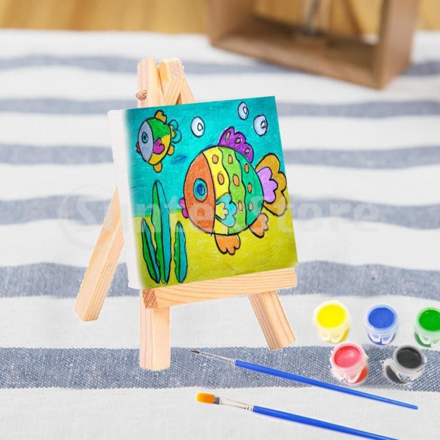 木製イーゼル 絵画イーゼル 実用的で簡単に折りたたみ 調節可能