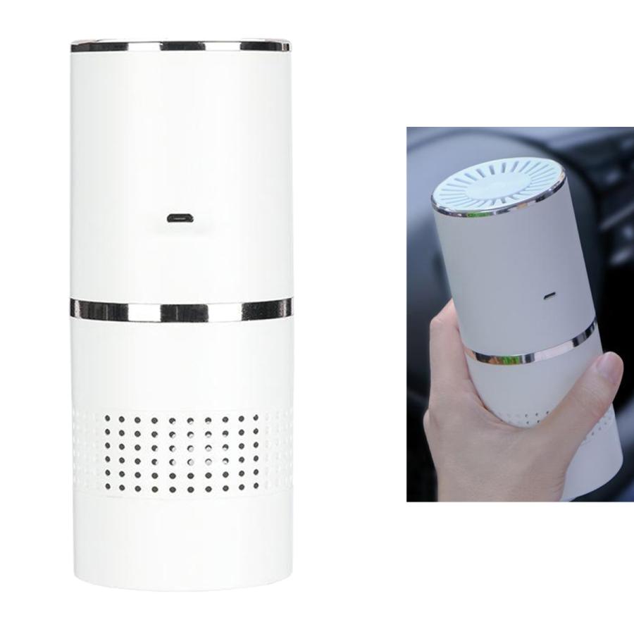 車用空気清浄器 車載 車 空気清浄機 プラズマクラスター デジタル温度湿度表示 イオン発生器 除菌消臭 自動オフ機能 空気の塵 花粉 タバコの 日本語取扱説明書付き Hepaフィルター 空気清浄機のbjc健康shop 車の空気清浄機は ポータブルハンギングネックセーフ