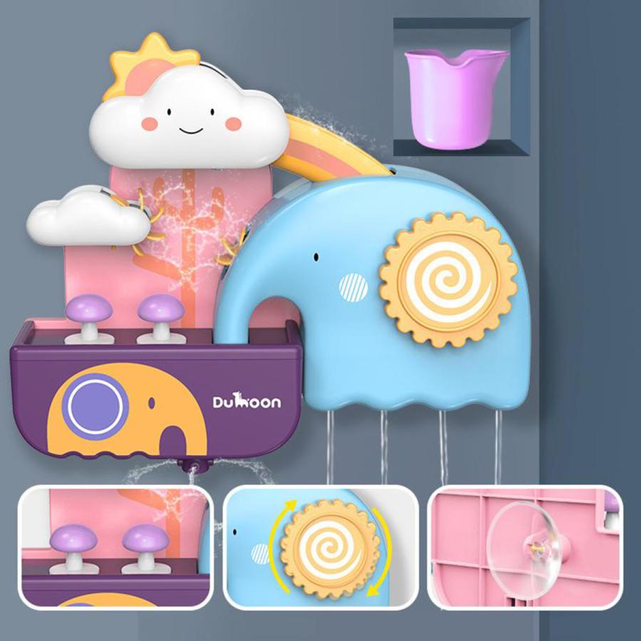 定番スタイル かわいい子供幼児お風呂おもちゃ塗りつぶしスピンフローバスタブ誕生日プレゼント象 Materialworldblog Com