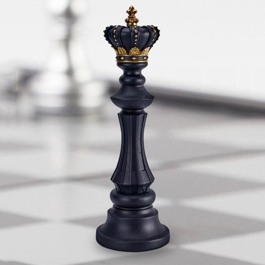 チェスの駒クラシックチェスゲームフィギュア置物キング13x13x40.5cm