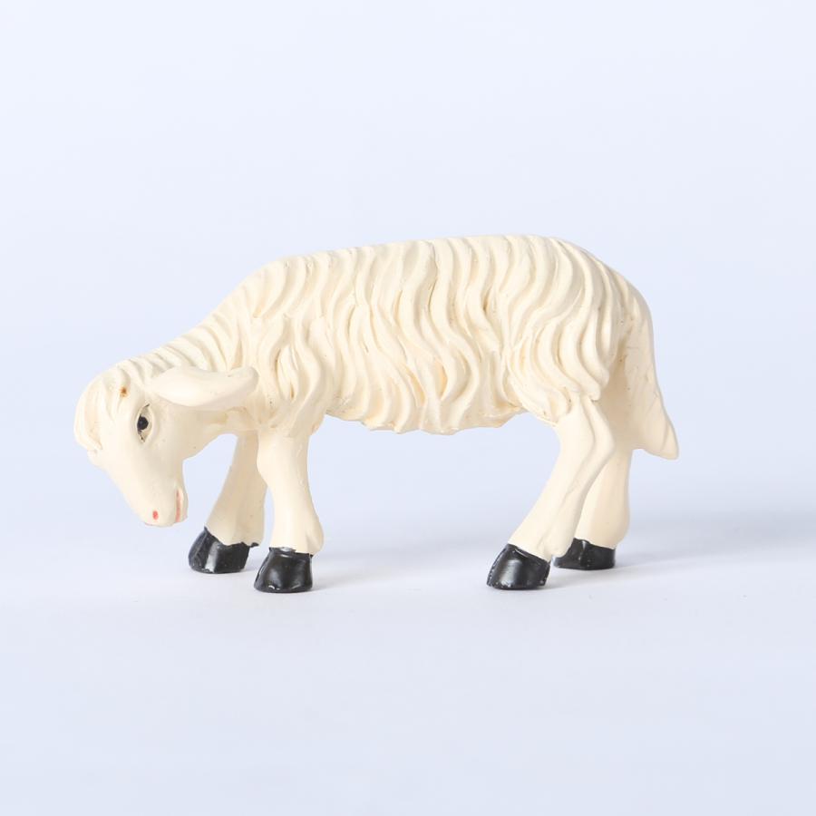 6ピース/セットミニ動物ドールハウスミニチュア羊置物マイクロ