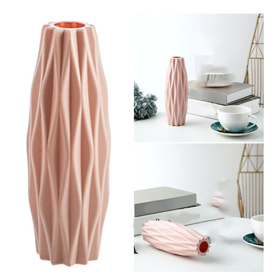 ミニマリズムプラスチックドライフラワー花瓶写真プロップホームリビングルームデスクトップピンク Stkショップ 通販 Yahoo ショッピング