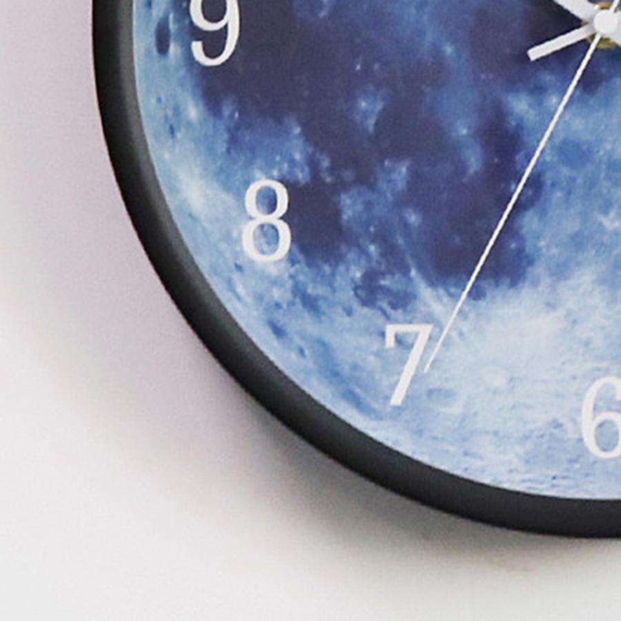 正規品販売 ルミナスウォールクロック12インチラウンド装飾ベッドルームクロックギフトブラック Cisama Sc Gov Br