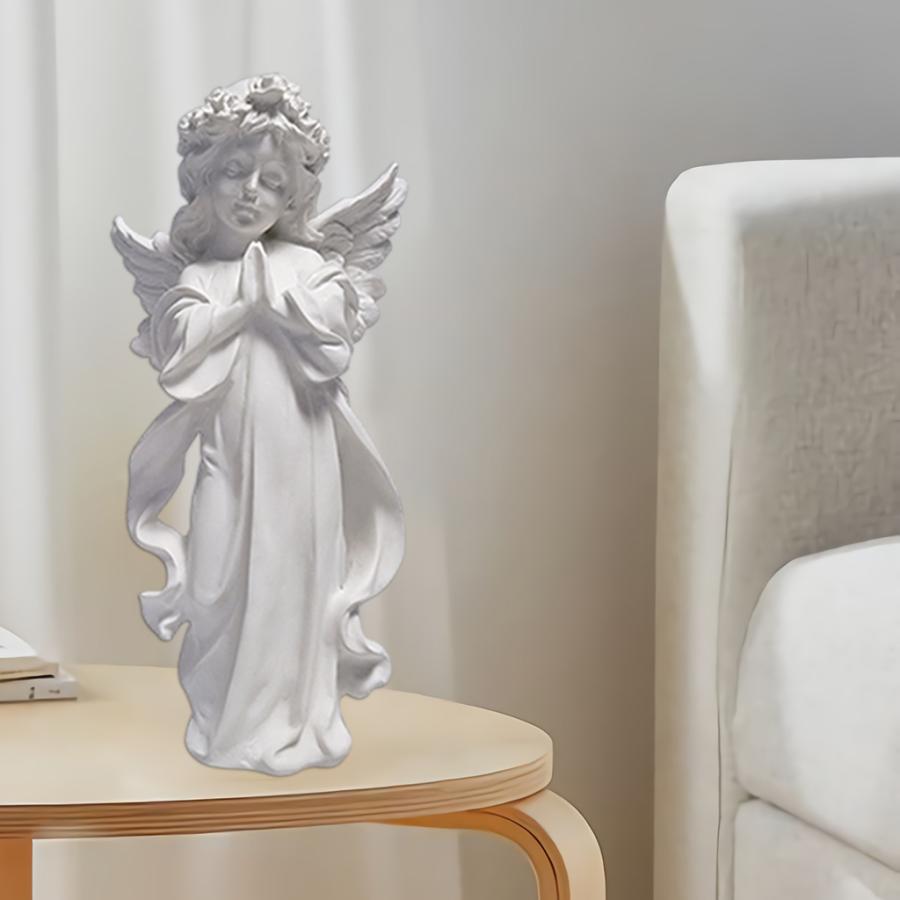 祈る天使エンジェル彫像と置物家の庭女の子彫像装飾教会羽天使像彫刻
