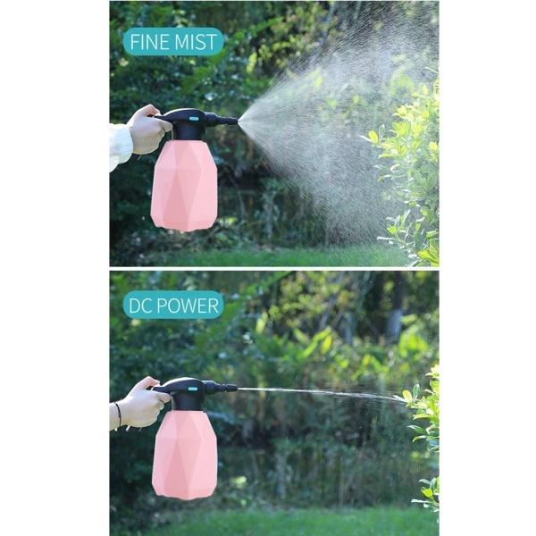 2L電気植物の噴霧器の家の充電式自動散水スプレーボトル缶ピンクのユニバーサルヘッド｜stk-shop｜04