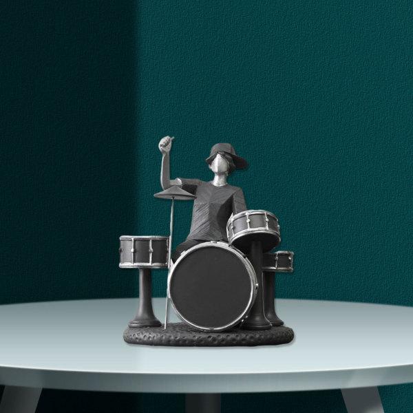 ロックバンド樹脂像歌手楽器彫刻ドラム｜stk-shop｜06