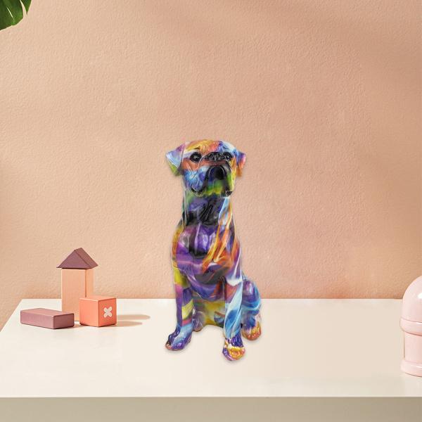 絶対一番安いオフィスの装飾品の装飾ブルドッグのための落書き犬の像の現代のScupture