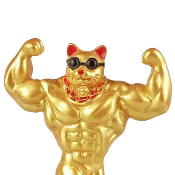 大金猫彫刻マッスルアームストアオープニングデコレーション