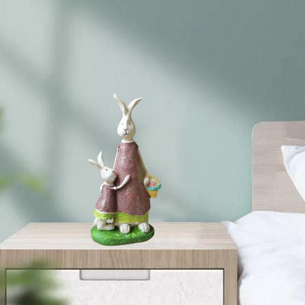 創造的なウサギの彫像の装飾の置物家の庭の装飾工芸品A｜stk-shop｜06