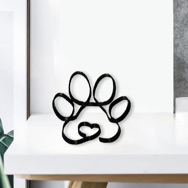 【人気沸騰】ミニマリストの犬の彫刻寝室のオフィスの本棚の置物の装飾D
