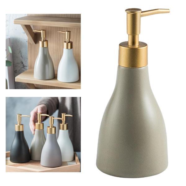 ホームカーキ用セラミックハンドソープポンプディスペンサーシャワージェルシャンプーボトル 53069697STKショップ 通販