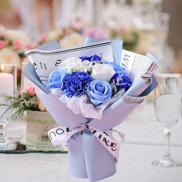 PRILL 青い花模様のケーキサーバー 楽天市場】プリザーブドフラワー/スペシャルブルー フラワー