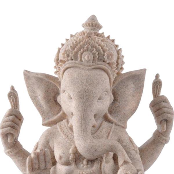 象ガネーシャ彫刻工芸品置物宗教的なヒンドゥー教の成功の贈り物 : STK