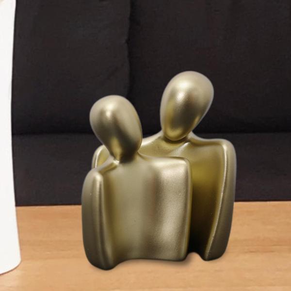 結婚式の贈り物のための現代のカップルの彫像の恋人の置物家の装飾の金｜stk-shop｜03