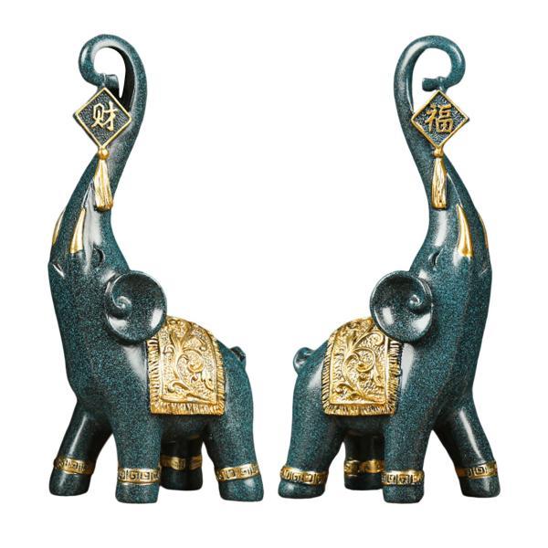 象の像の彫刻家の装飾の新築祝いの贈り物ブルー｜stk-shop｜05