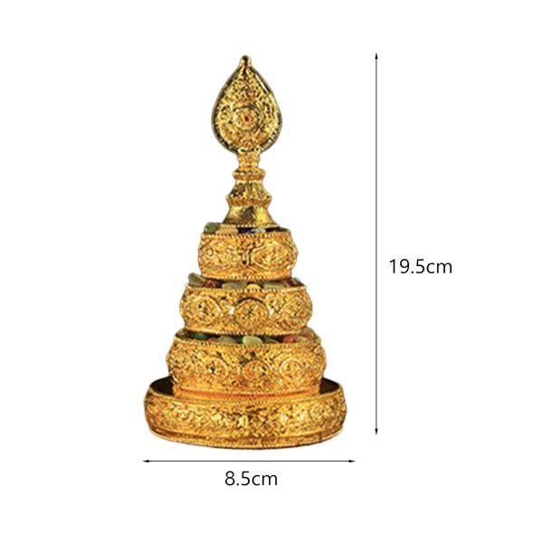 チベット曼荼羅万座トレイ、万座パン像縁起の良いチベット飾り、仏具のデスクテーブル装飾ホームオフィス用｜stk-shop｜07