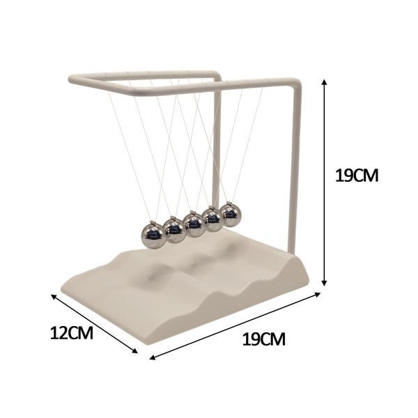 スクエアニュートンボール、ニュートンクレイドルバランスボール、金属バランスボール、デスクホームデコレーション用子供ニュートン振り子ボール ,｜stk-shop｜09