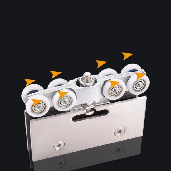 ガラススライドドアローラー ガラス吊り下げホイール 滑車 多目的耐