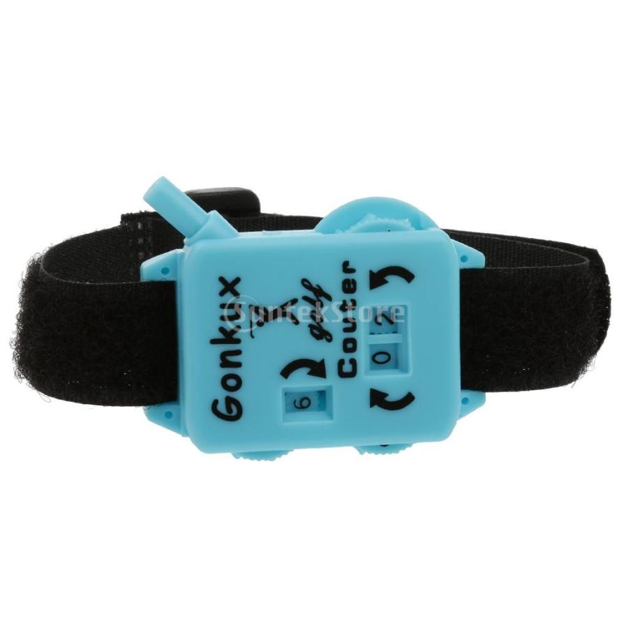 ノーブランド品 ゴルフ スコア ストローク キーパー カウント ウォッチ パット カウンター ショット リストバンド付き ３色選ぶ 青い Stkショップ 通販 Yahoo ショッピング