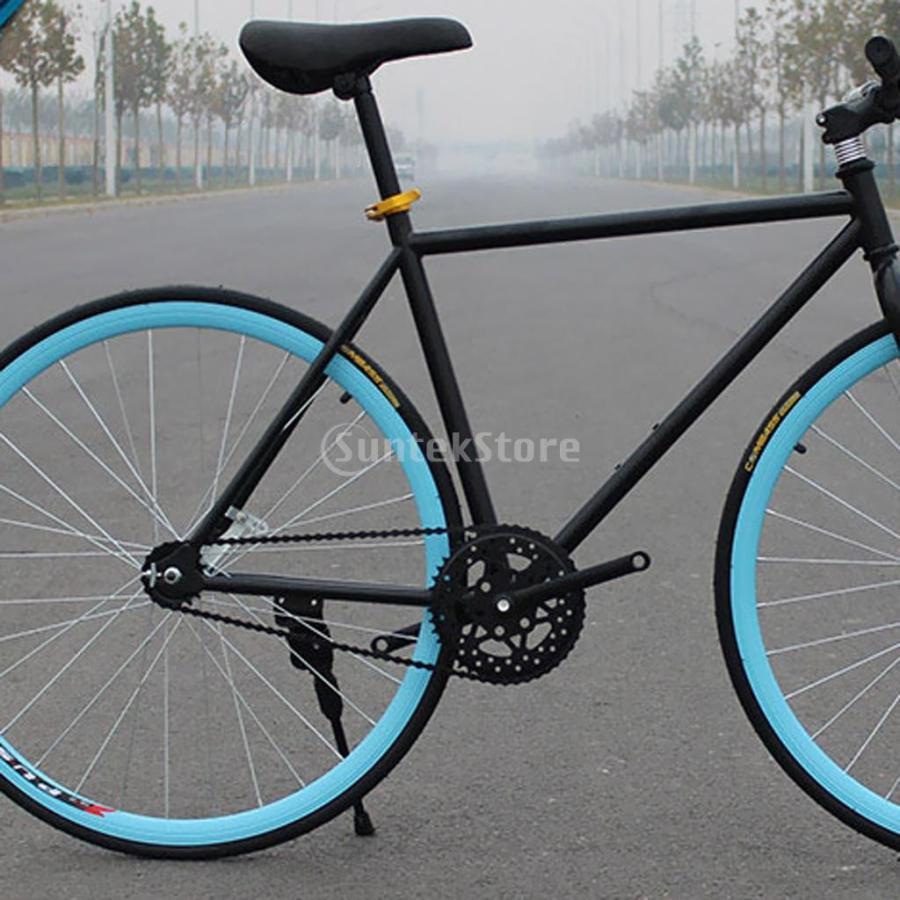 多色選べる 高品質 自転車 チェーン 固定 ギア トラック BMX シングル