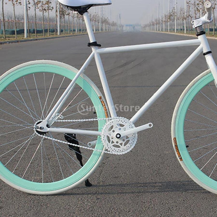 【チェーン新品！】27インチ自転車　シングルギア　水色 防錆 シングルスピード 自転車チェーン 1/2 x 1/8インチ 全7色選べる