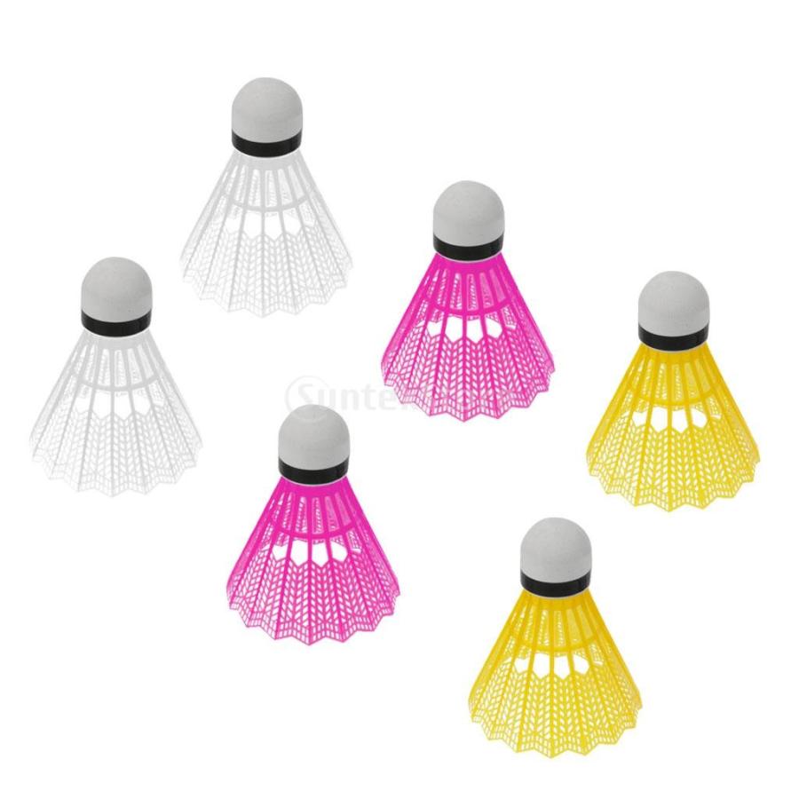 バドミントン ボール シャトルコック シャトル カラフル 6/12個