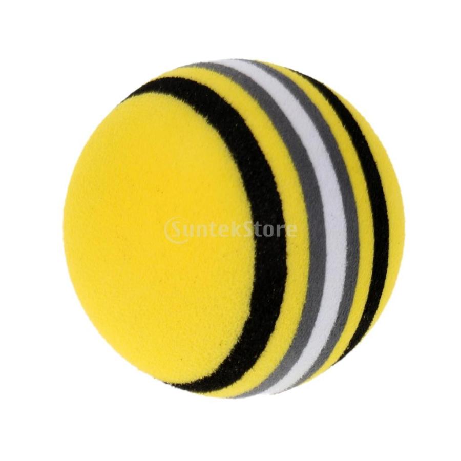 10個 EVA フォーム スポンジ 練習ボール ゴルフボール 柔軟性