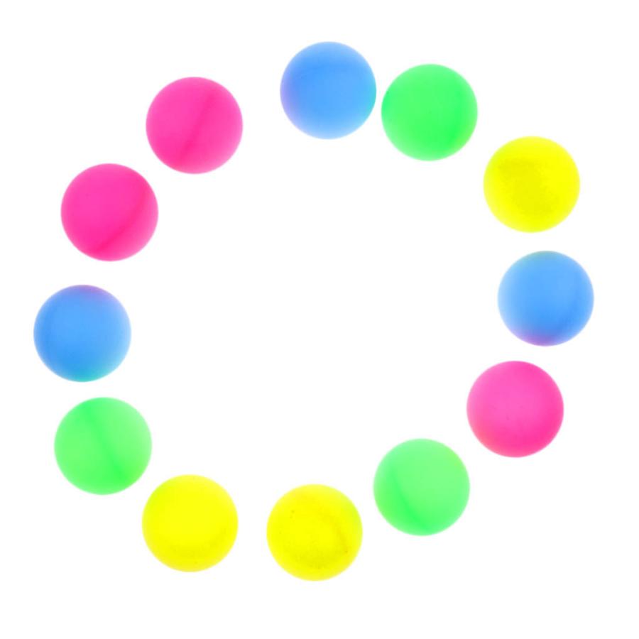 営業 12個 多機能 Pp素材 カラフル ピンポン 卓球ボール 練習用ボール 装飾ボール 抽選用球 ゲームボール Wantannas Go Id
