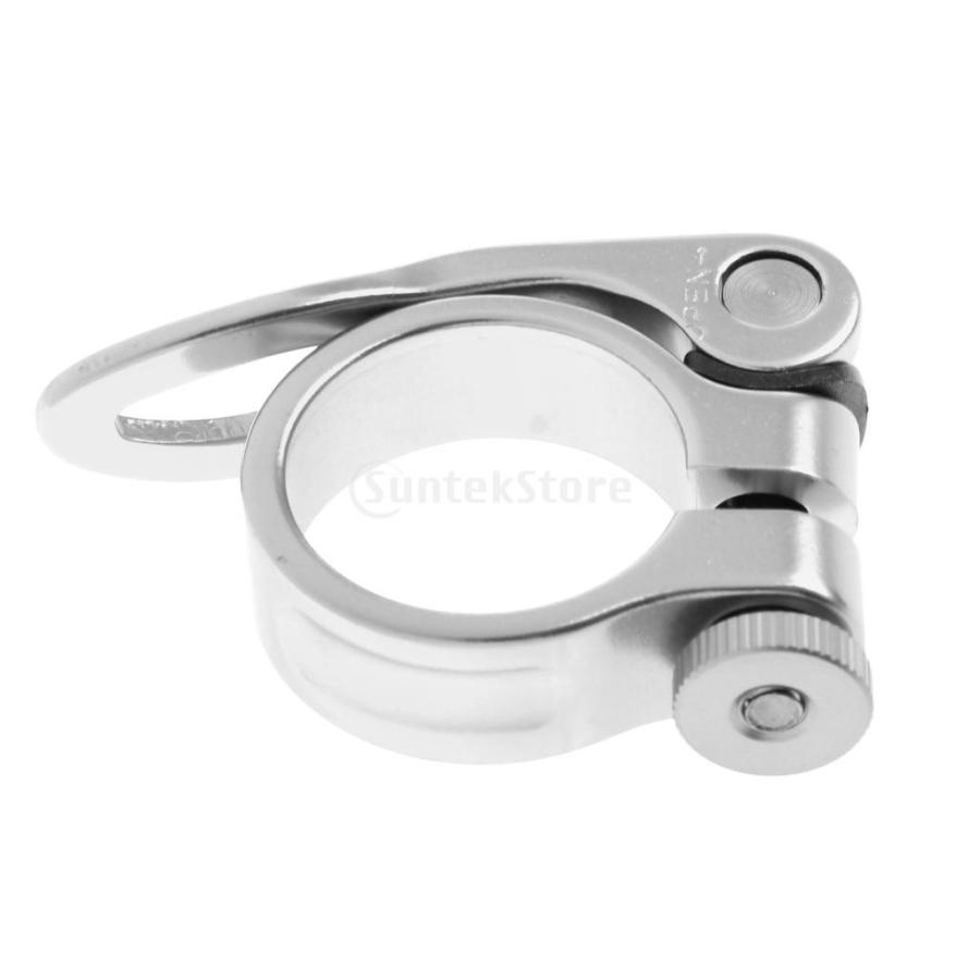 店内全品対象 高強度 軽量 バイク 自転車 シートポスト クランプ 31 8mm クイック リリース シート ポスト 全5色 銀 Thost2 Iabse Elearning Org