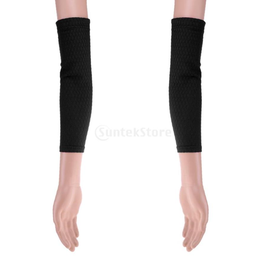 ランニング 陸上競技 ふくらはぎ 脚 サポーター レッグスリーブ レッグカバー 全2色3サイズ M ブラック Stkショップ 通販 Yahoo ショッピング