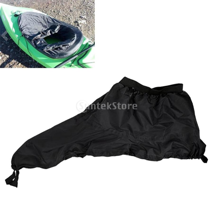 カヤックカヌー用品　ライフジャケット　スプレースカートデッキ　パドリングジャケット他 大型カヤックスプレースカート.調節可能なカヤックスプレースカート