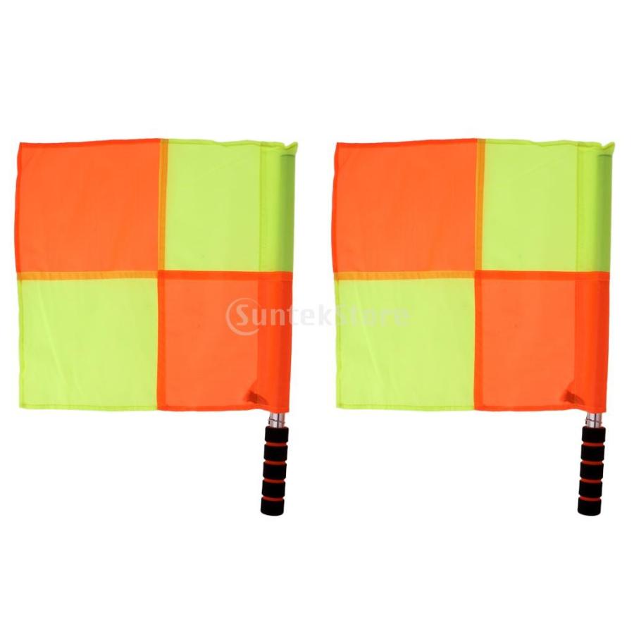 サッカー審判フラッグ サッカー フットボール 審判 チェッカー フラッグ スポーツ