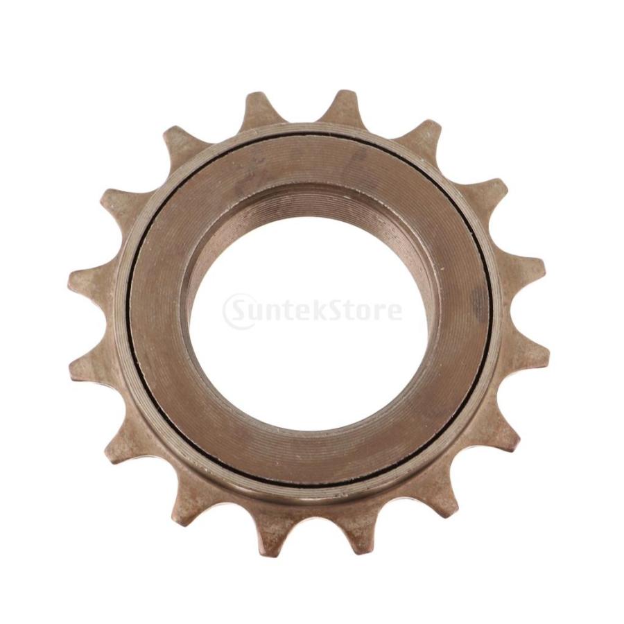 自転車 耐久性 フリーホイール 16T歯 34mm シングル スピード フライ