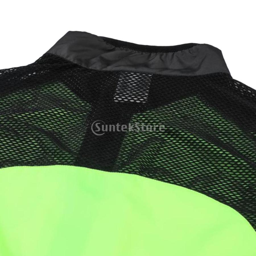 人気デザイナー サイクリング スポーツ 夜間走行 反射ベスト 防風通気 袖なし 蛍光 ジャケット アウトドア 視認性 全5サイズ グリーンm Dprd Jatimprov Go Id