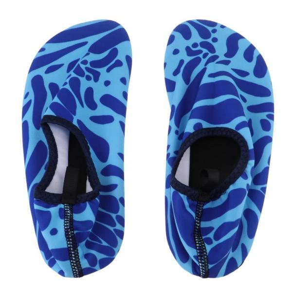 男女兼用の非スリップのゴム製唯一の水靴のスノーケリングの青2XL 42-43｜stk-shop｜07