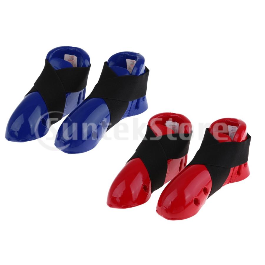 アダルトテコンドーフットガード空手スパーリングフットギアスパー