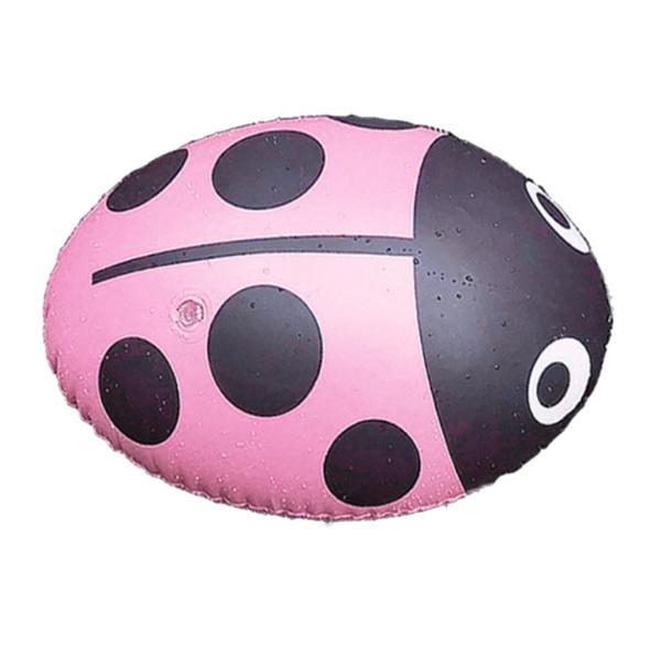 最終決算 インフレータブル水泳エアバッグフロートブイガスバッグてんとう虫浮選ボールピンク 新作モデル