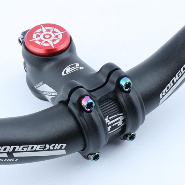 6ピース自転車ステムボルト超軽量ロードマウンテンバイクネジ22.7x4