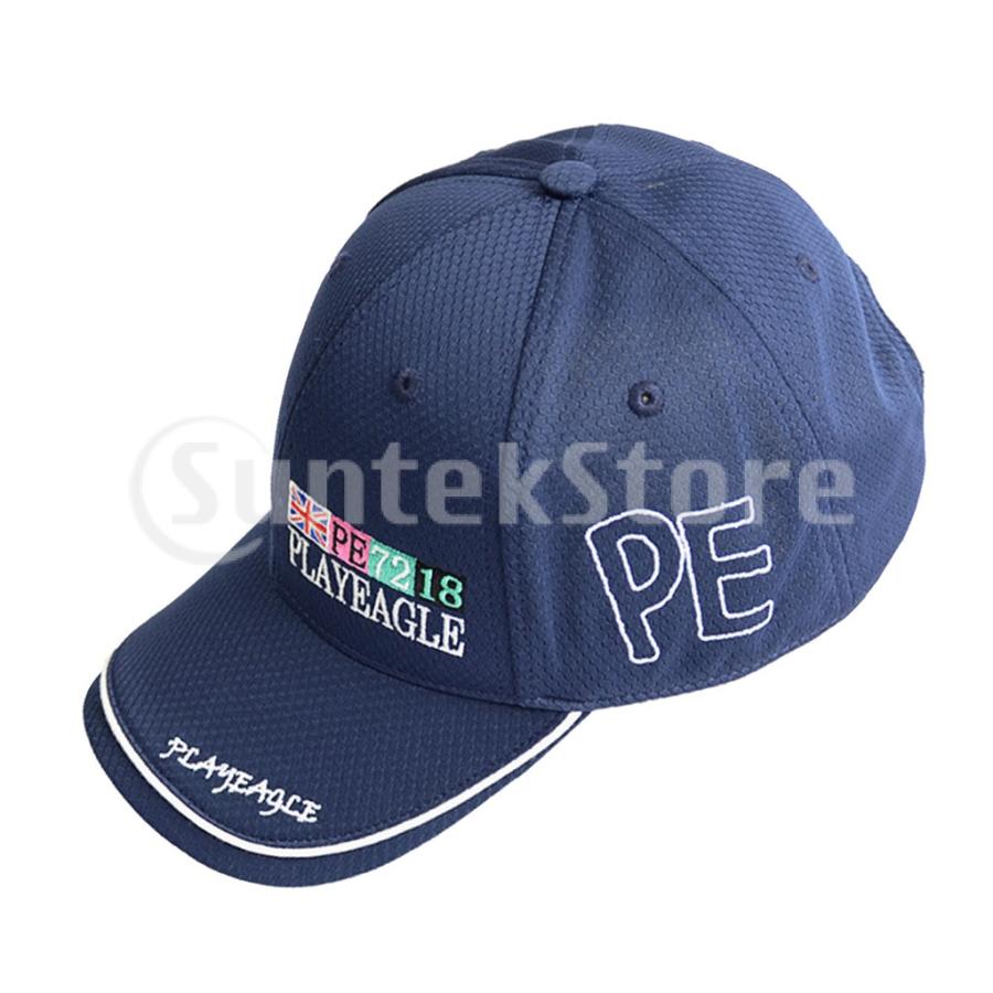 テニス野球サンキャップ海軍を実行しているゴルフ帽子調整可能なスポーツキャップ｜stk-shop｜02